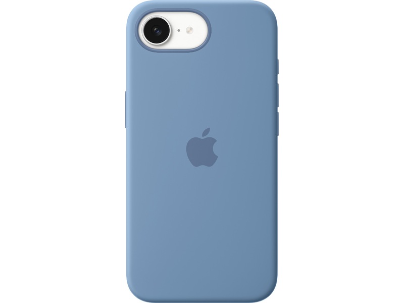 iPhone 16e Silikondeksel (vinterblå) Deksel til mobiltelefon