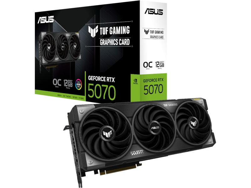 ASUS TUF Gaming GeForce RTX 5070 OC Skjermkort