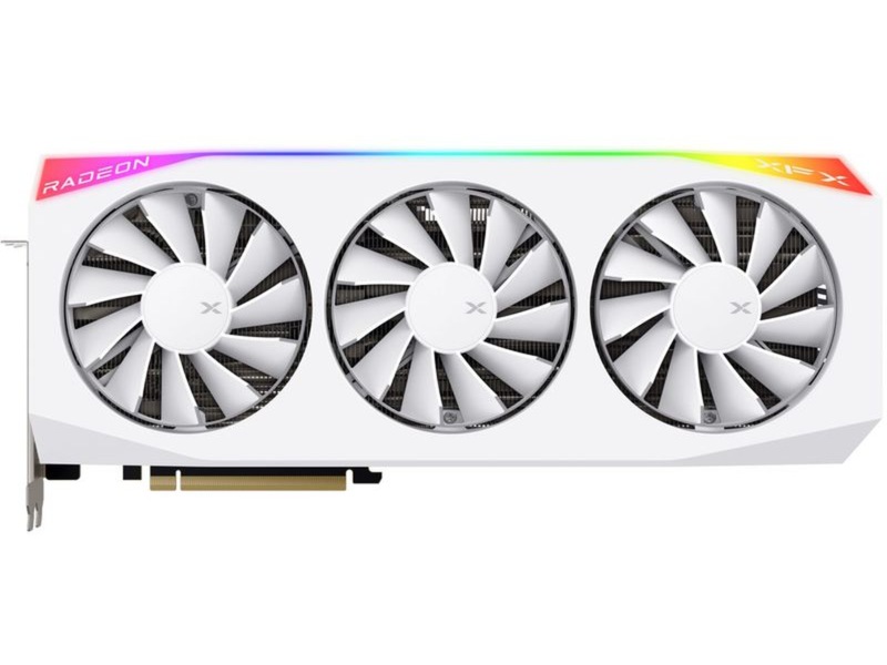 XFX Mercury AMD Radeon RX 9070 XT OC Magnetic Air RGB (hvit) Skjermkort