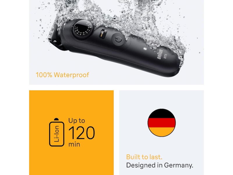 Braun Series 5 Skjeggtrimmer (sort) Barbermaskiner