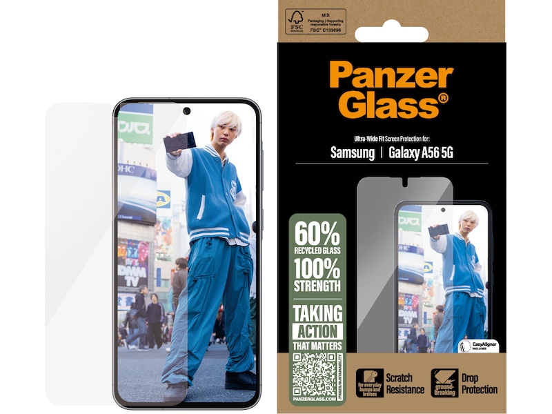 PanzerGlass Galaxy A56 5G Skjermbeskytter Skjermbeskyttelse