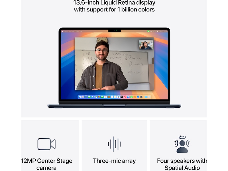 MacBook Air 13" M4 (2025) 512GB (midnatt) PC - Bærbar / laptop