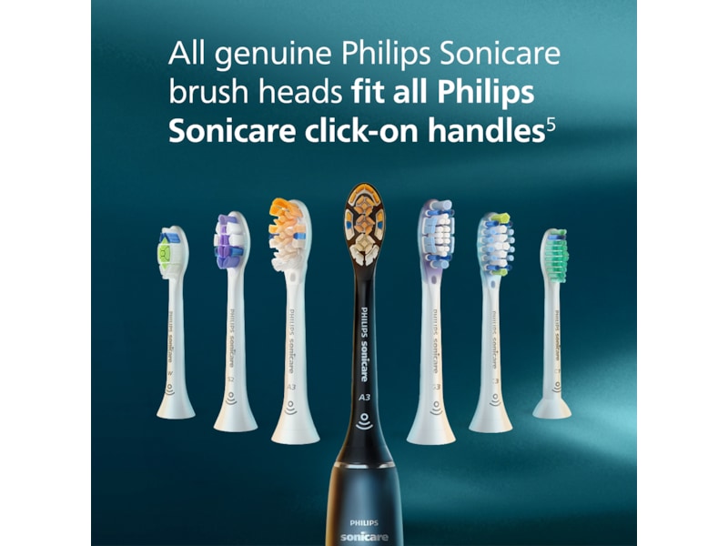 Philips Sonicare S2 Sensitive tannbørstehoder (4 pack, hvit) Tannbørstehoder