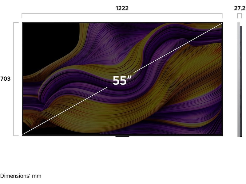 LG 55" G5 AI 4K OLED Smart TV (2025) 50 - 59 tommer TV