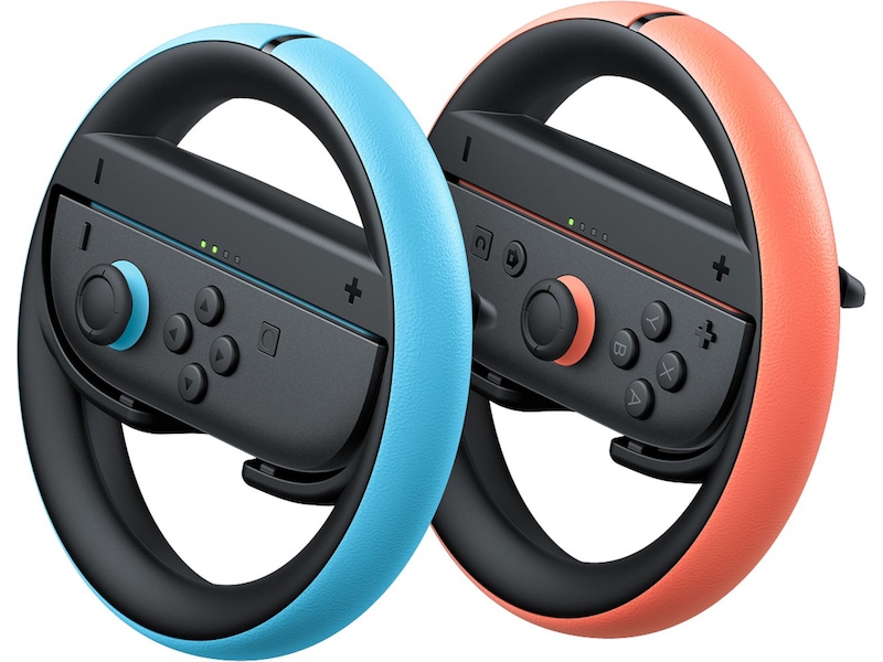 Nintendo Switch 2 Joy-Con 2 Wheel Pair (light blue/light red) Tilbehør