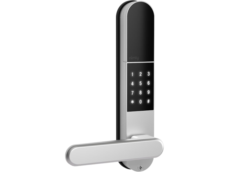 nimly Touch Pro smart lås (sort/sølv) Elektronisk dørlås