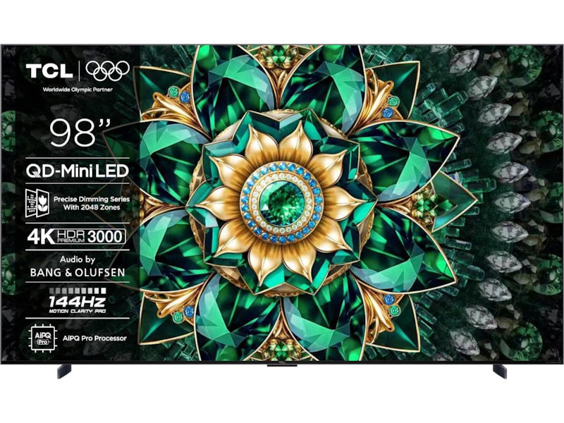 TCL 98" Q7C 4K QD-Mini LED Google TV Over 80 tommer TV