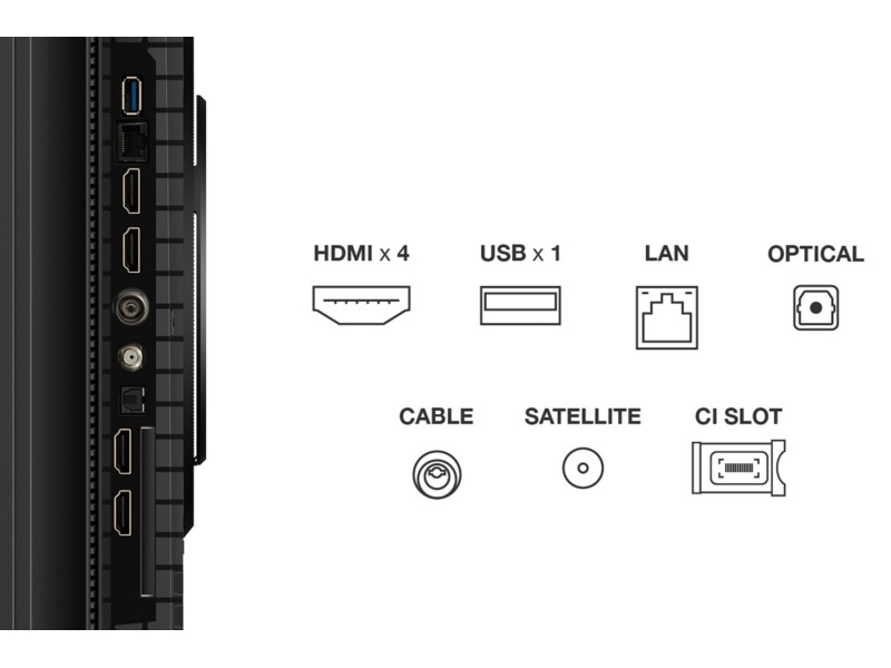 TCL 75" T8C 4K QLED Google TV (2025) 70 - 79 tommer TV