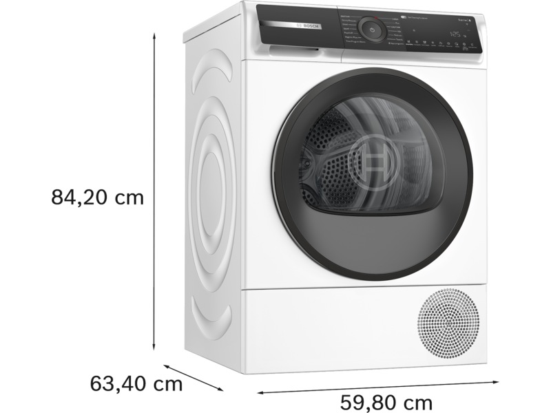 Bosch Serie 6 WQH245B9SN Tørketrommel Tørketrommel