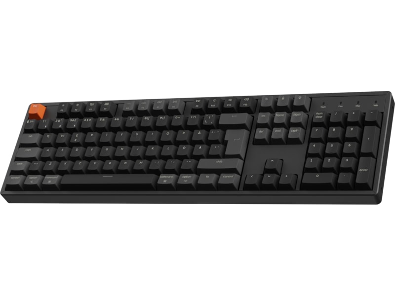 Keychron K10 V2 RGB Aluminium Hot Swap QM Super Brown trådløst tastatur Gamingtastatur