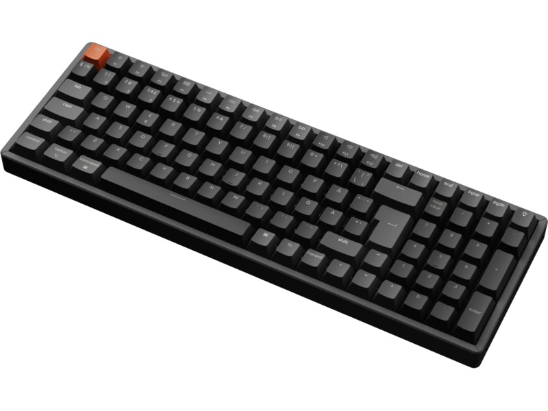 Keychron K4 V3 RGB Aluminium Hot Swap QMK Super Red Switch trådløst tastatur Gamingtastatur