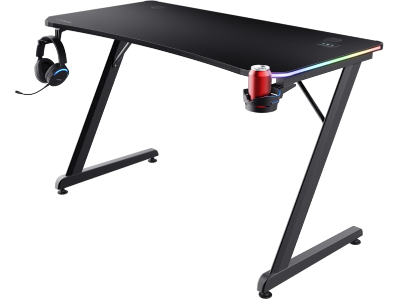 Trust GXT 709 Luminus RGB Gaming Desk Gaming desk