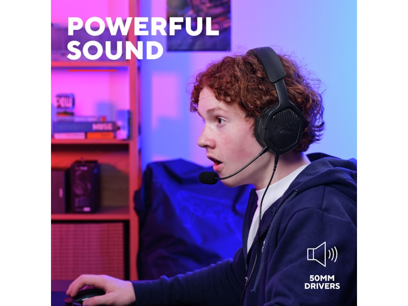 Trust GXT492 Carus Multiplatform Headset (sort) Gaming headset