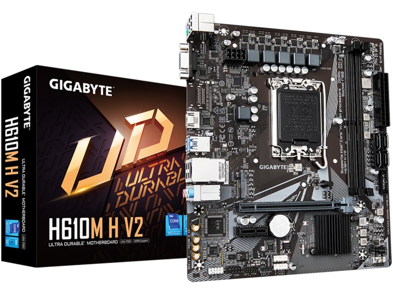 Gigabyte H610M H V2 Hovedkort Intel Socket