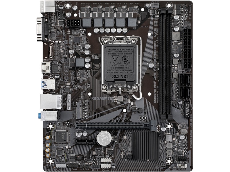 Gigabyte H610M H V2 Hovedkort Intel Socket