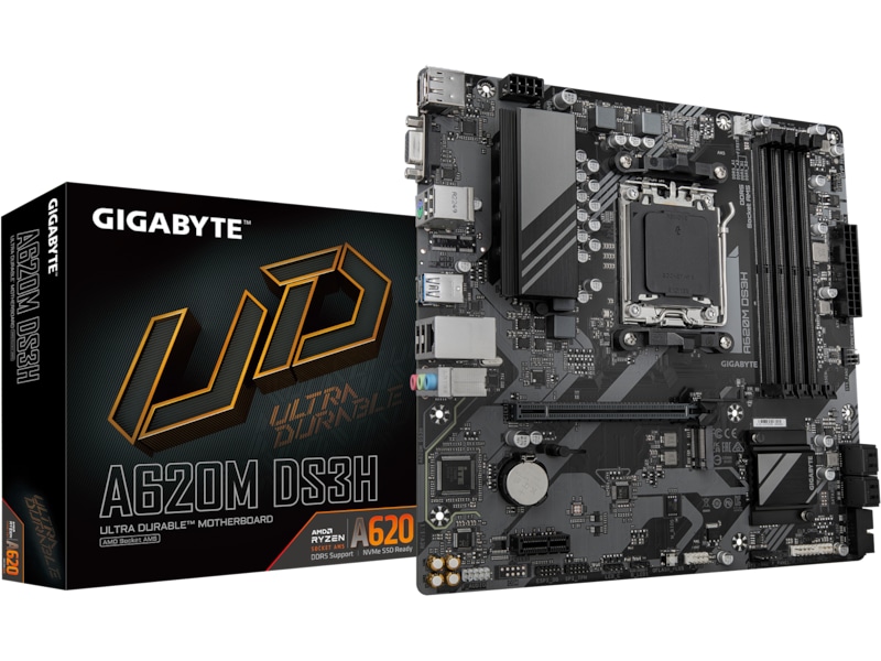 Gigabyte A620M DS3H Hovedkort AMD Socket
