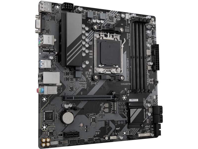 Gigabyte A620M DS3H Hovedkort AMD Socket