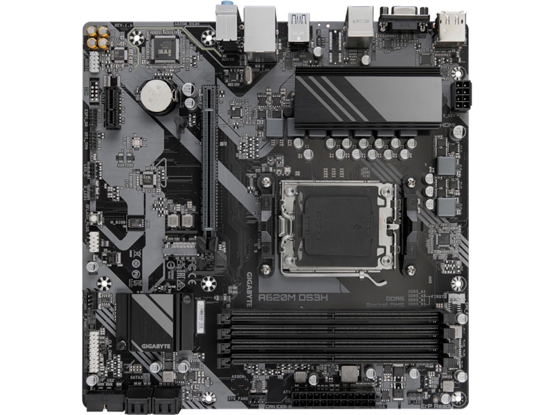 Gigabyte A620M DS3H Hovedkort AMD Socket