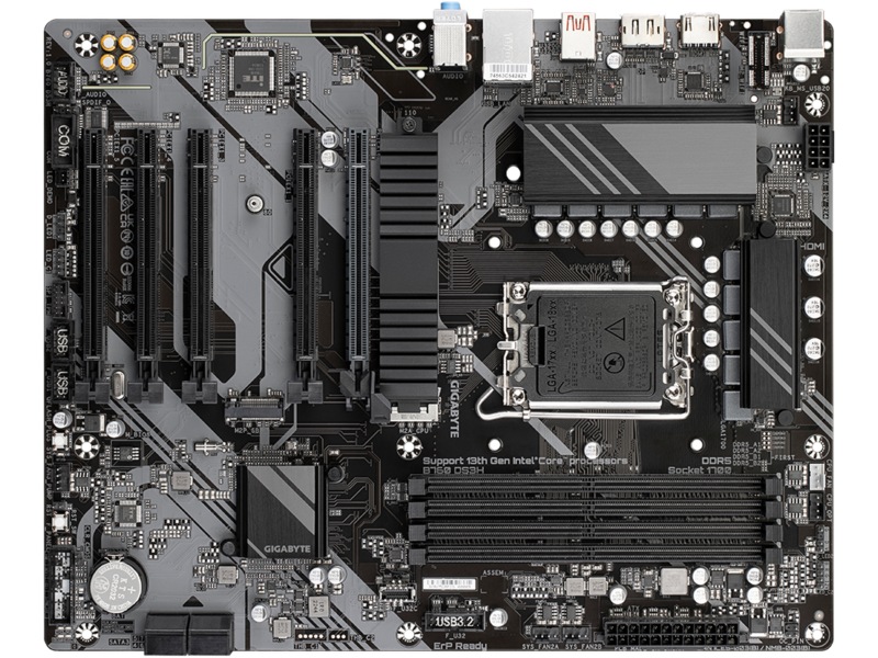 Gigabyte B760 DS3H Hovedkort Intel Socket