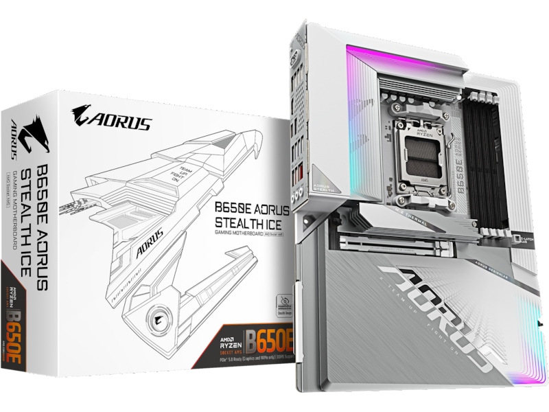 Gigabyte B650E AORUS STEALTH ICE Hovedkort AMD Socket
