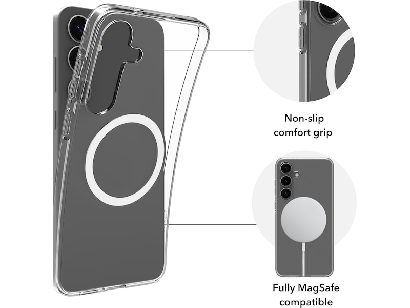 dbramante1928 Galaxy S25+ Greenland Pro Qi2 deksel (gjennomsiktig) Deksel til mobiltelefon