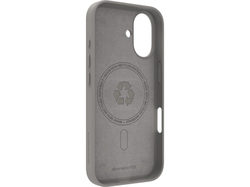 dbramante1928 iPhone 17 Roskilde skinndeksel (river stone) Deksel til mobiltelefon