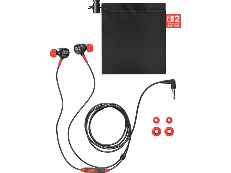 PowerA Kablet Øreplugger Nintendo Switch 2 (sort) Tilbehør