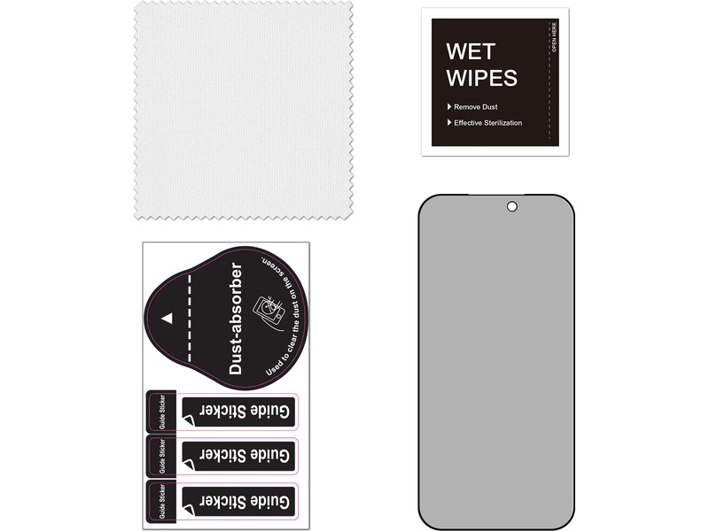 iiglo iPhone 17 Pro Max Privacy skjermbeskytter Skjermbeskyttelse