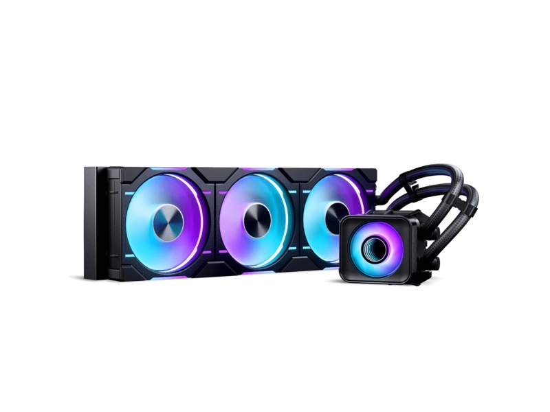 Phanteks Glacier One 360D30 X2 DRGB AIO Kjøler (sort) CPU - Vannkjøling