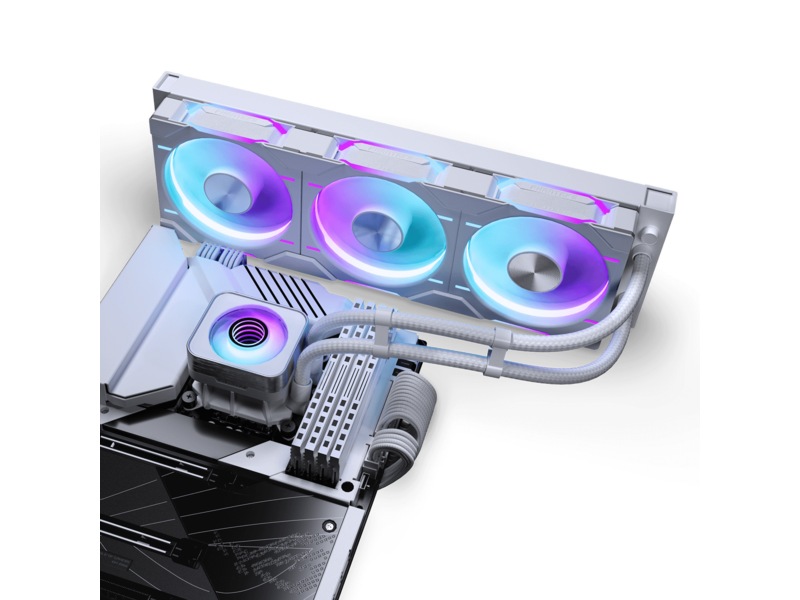 Phanteks Glacier One 360D30 X2 DRGB AIO Kjøler (hvit) CPU - Vannkjøling