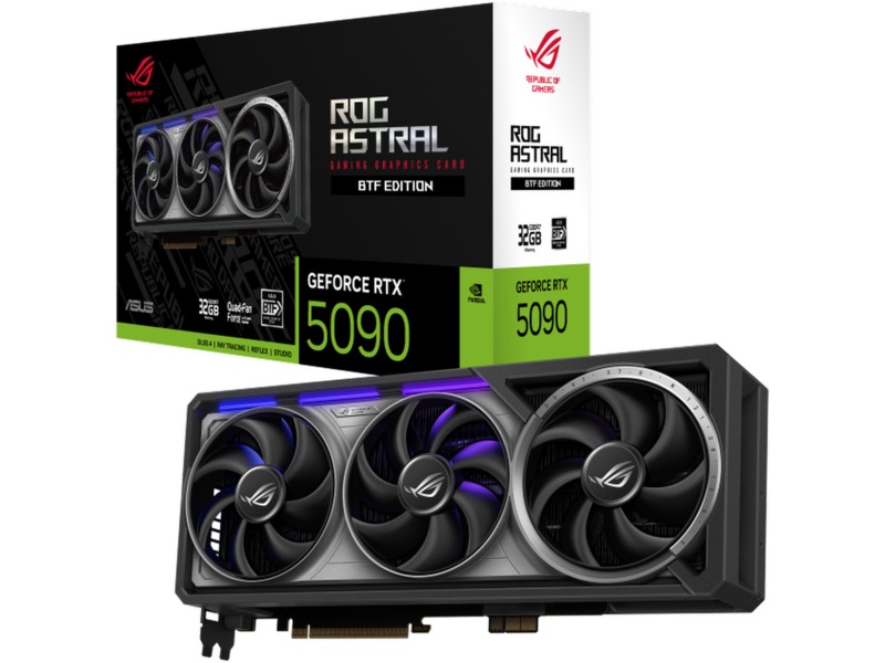Asus ROG Astral GeForce RTX 5090 BTF Edition Skjermkort
