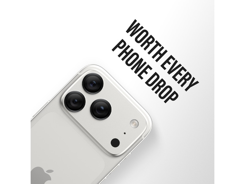 PanzerGlass iPhone 17 Pro / 17 Pro Max / 16 Pro / 16 Pro Max Hoops Ceramic II Linsebeskytter Skjermbeskyttelse