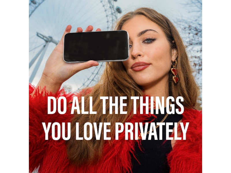 PanzerGlass iPhone 17 Pro Max 2-way Privacy Skjermbeskytter Skjermbeskyttelse