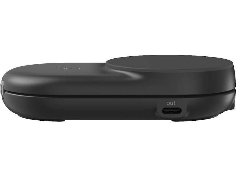 Belkin UltraCharge 2-in-1 Qi2 Trådløs lader (sort) Trådløs lader