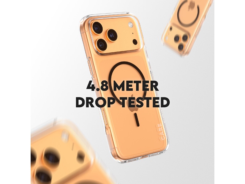 PanzerGlass CARE iPhone 17 Pro Max Urban Explorer deksel (gjennomsiktig/sort) Deksel til mobiltelefon