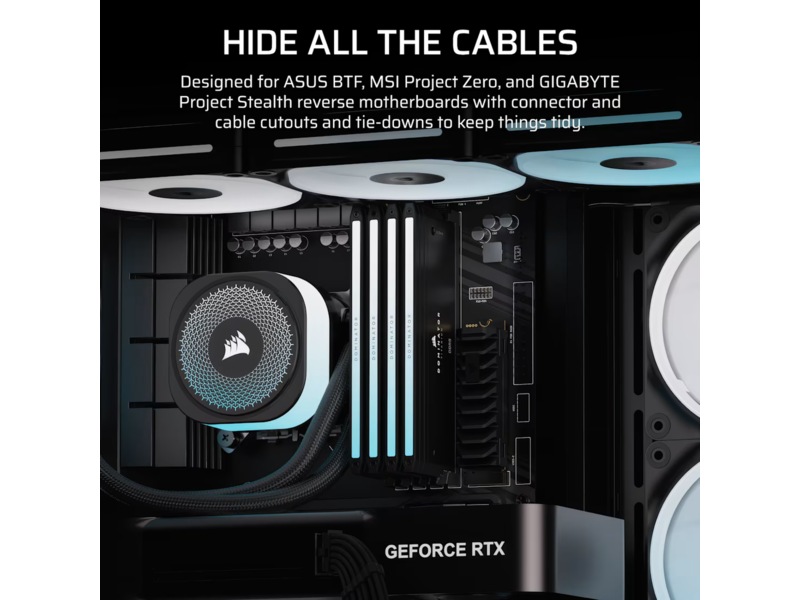 Corsair FRAME 4500X LX-R RGB Mid Tower (sort) Midi tower