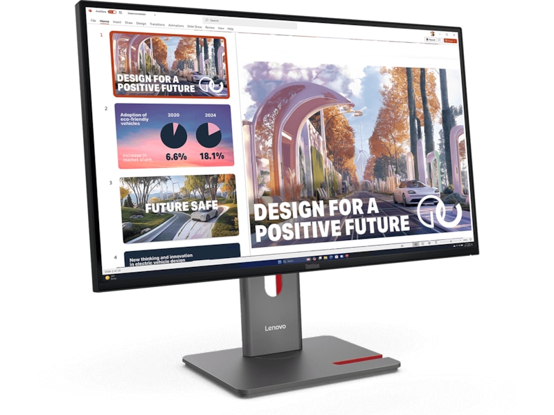 Lenovo 27" skjerm ThinkVision P27QD-40 Skjermer