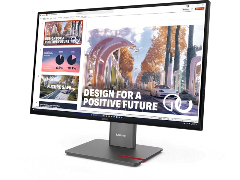 Lenovo 27" skjerm ThinkVision P27QD-40 Skjermer