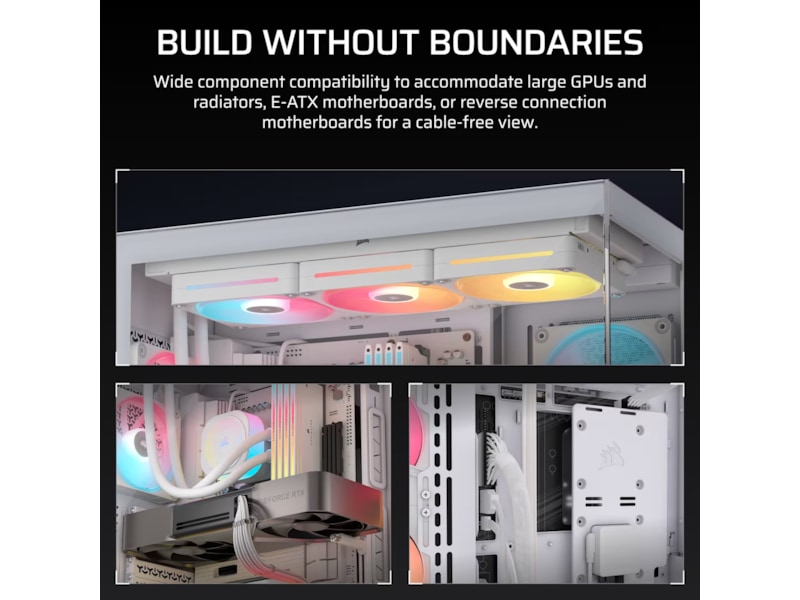 Corsair 3500X LXR LINK Mid Tower (hvit) Midi tower
