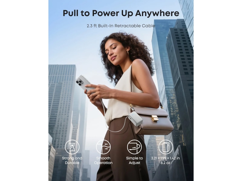 Anker Nano Powerbank 10.000mAh (hvit) Powerbank