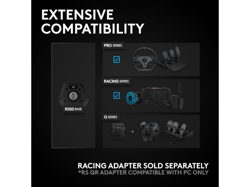 Logitech G RS50 Playstation/PC Ratt & pedaler