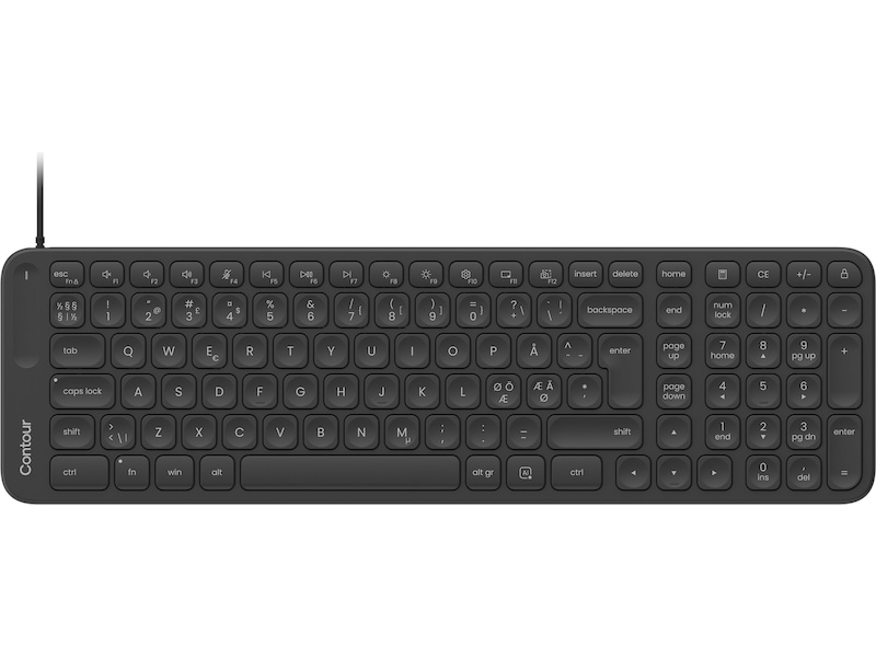 Contour Balance Mid-Size Kablet Tastatur Ergonomi