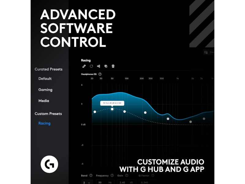 Logitech A50 X Mclaren Edition Gamingheadset Gaming headset