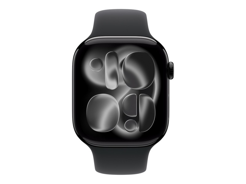 Apple Watch Series 11 GPS 46mm Aluminium (gagatsvart) Smartklokker
