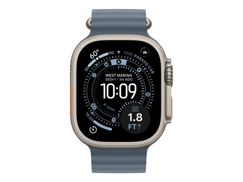 Apple Watch Ultra 3 49mm GPS + LTE Titan (naturlig) Smartklokker