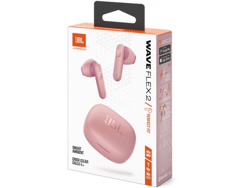 JBL Wave Flex 2 Trådløse Ørepropper (rosa) Ørepropper