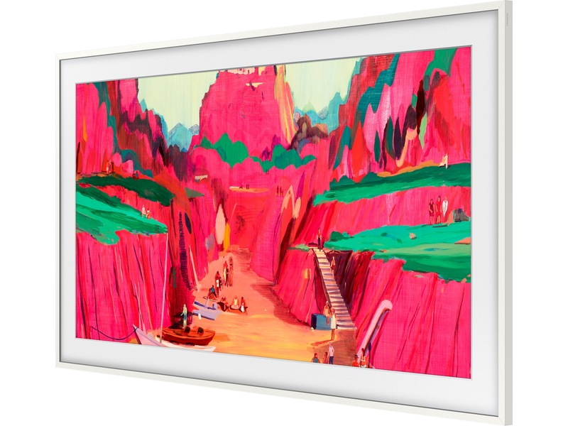 Samsung 65" ramme til The Frame og The Frame Pro (2021-2025, Hvit) TV-ramme & tilbehør