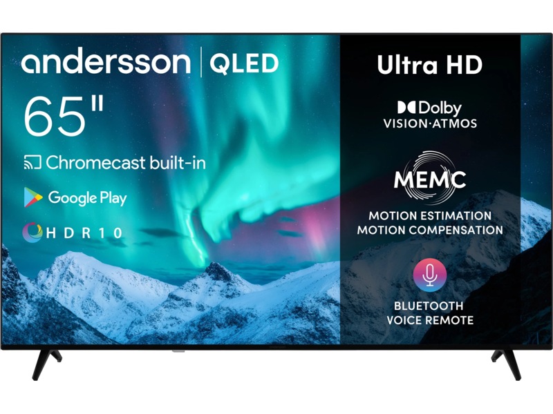 Andersson 65" 4K QLED-TV QLED6550UHD 60 - 69 tommer TV