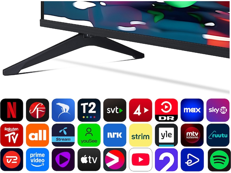 LG 86'' UA75 AI 4k Smart-TV (2025) + NS60 Lydplanke Over 80 tommer TV
