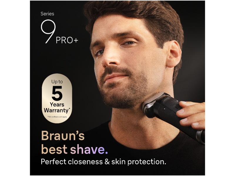 Braun Series 9 PRO+ Elektrisk Barbermaskin 9660CC -B-Grade Demo trening & velvære